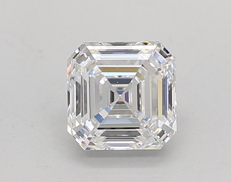 IGI Certified 1.00 CT Square Emerald Lab Grown Diamond - D Color, VS2 Clarity