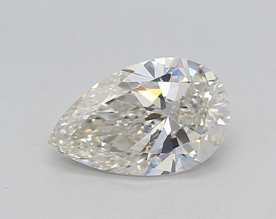 IGI Certified 1.00 ct Pear Cut Lab-Grown Diamond, VVS2 Clarity, H Color - Timeless Elegance