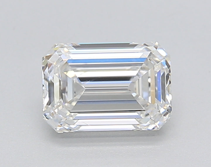 IGI Bersertifikat 1.01 CT Emerald Cut Lab-Dibrown Diamond Dengan Kejelasan Si1