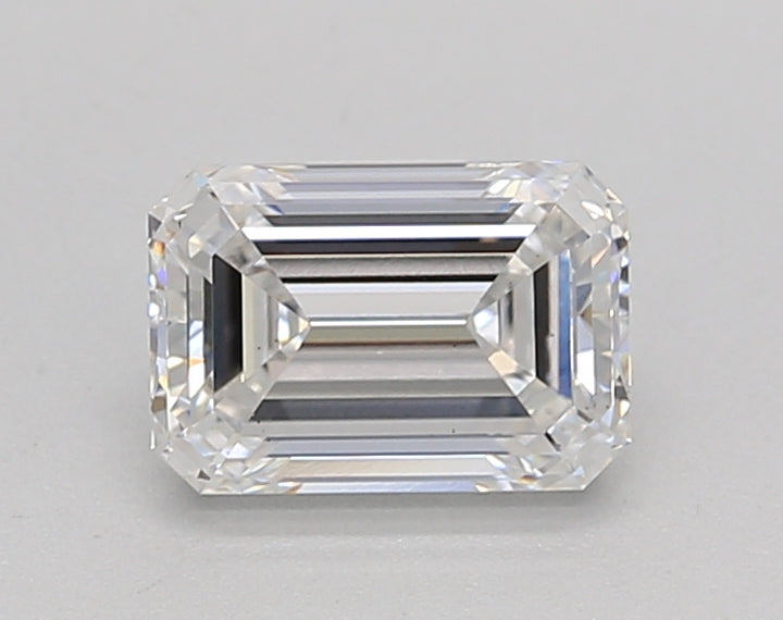 IGI Bersertifikat 1.02 CT Emerald Cut Lab -Dibrown Diamond - VS2 Clarity