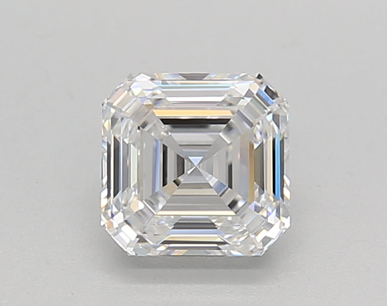 IGI CERTIFIED 1.02 CT SQUARE EMERALD LAB-GROWN DIAMOND WITH VVS1 CLARITY AND D COLOR