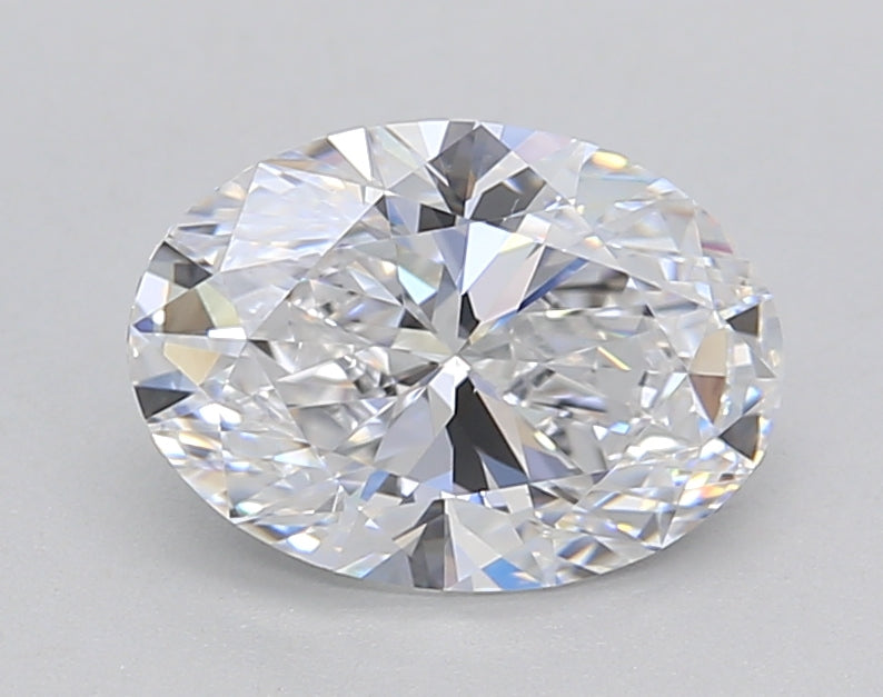 IGI Certified 1.48 CT D Color VS1 Oval HPHT Lab-Grown Diamond