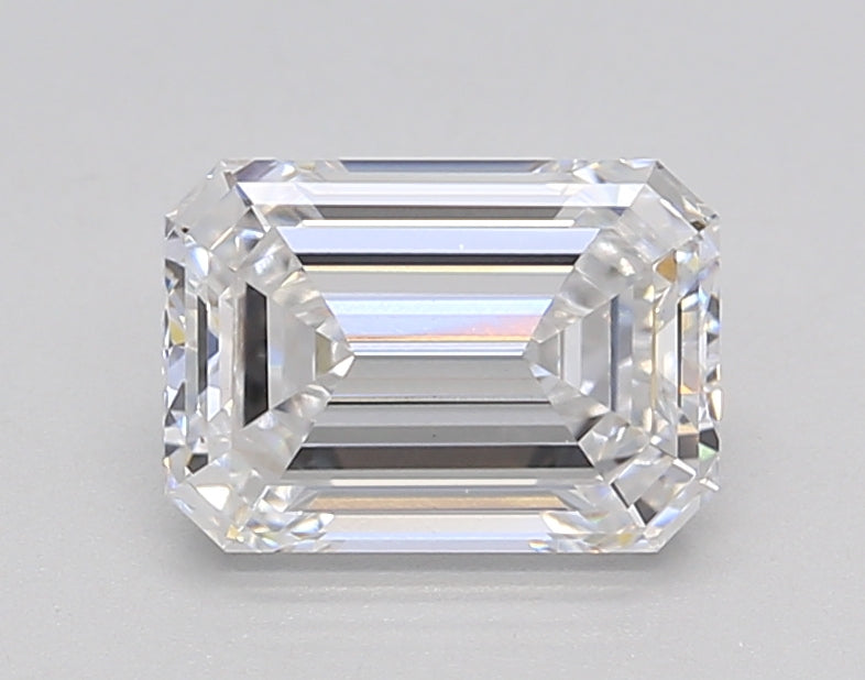 IGI Certified 1.50 CT Emerald Cut Lab Grown Diamond - D Color, VS1 Clarity.