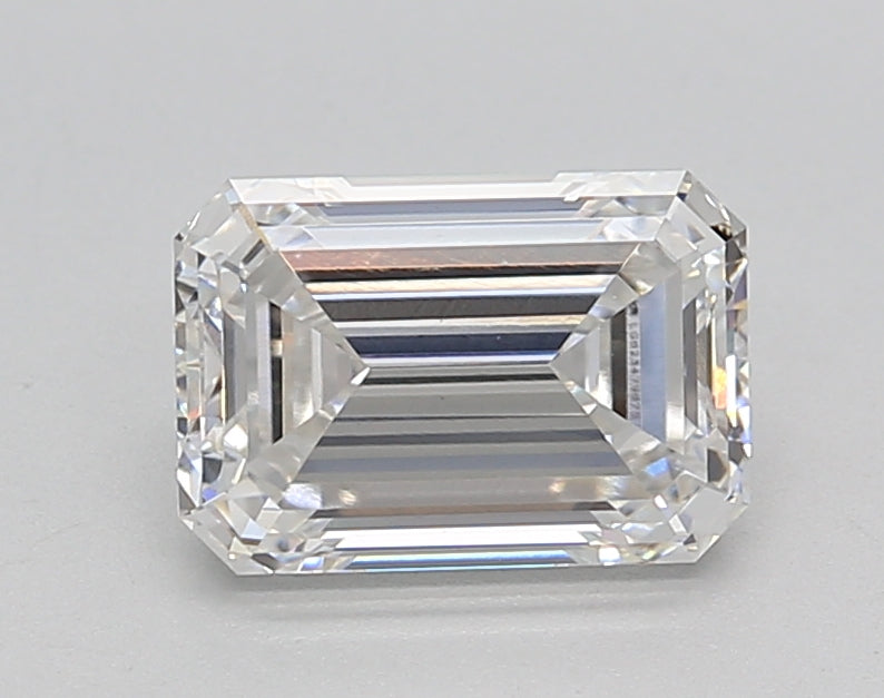 IGI Certified 1.50 CT Emerald Cut Lab Grown Diamond - E Color, VS1 Clarity.