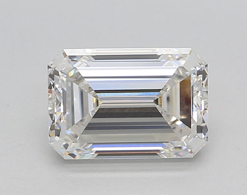IGI Certified 1.50 CT Emerald Cut Lab Grown Diamond - F Color, VS1 Clarity.