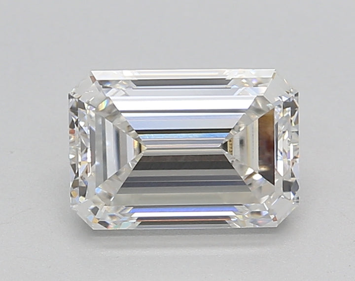 IGI Certified 1.50 CT Emerald Cut Lab Grown Diamond - F Color, VS1 Clarity.