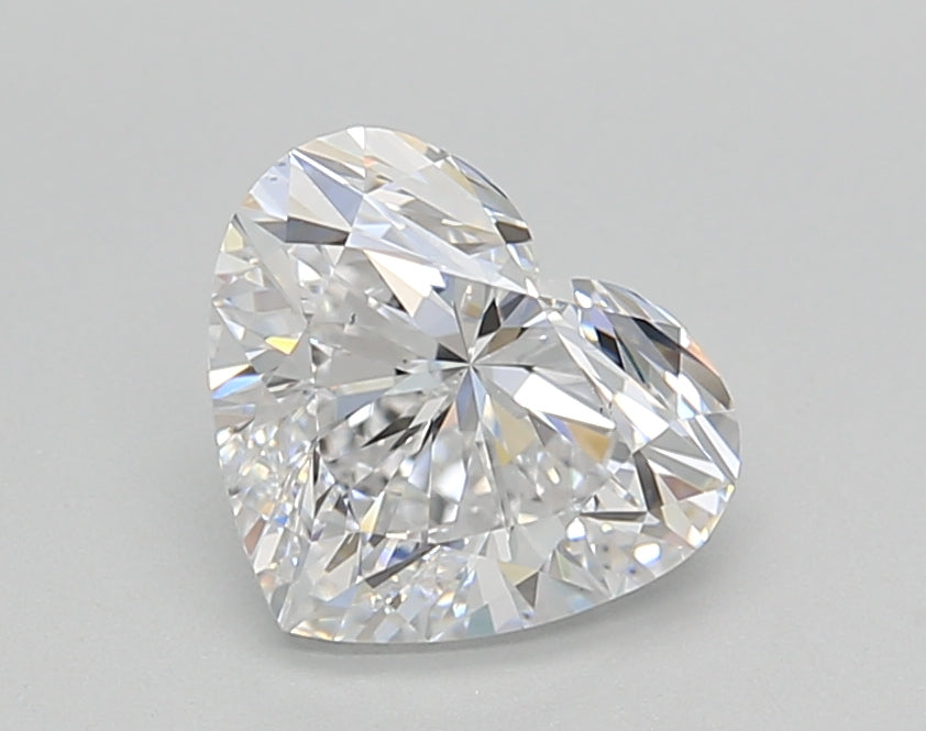 IGI Certified 1.50 CT Heart-Cut Lab-Grown Diamond, VS1, D Color