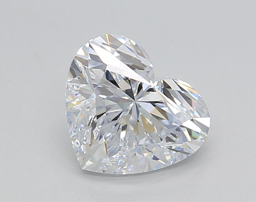 IGI Certified 1.50 CT Heart-Cut Lab-Grown Diamond, VVS2, E Color