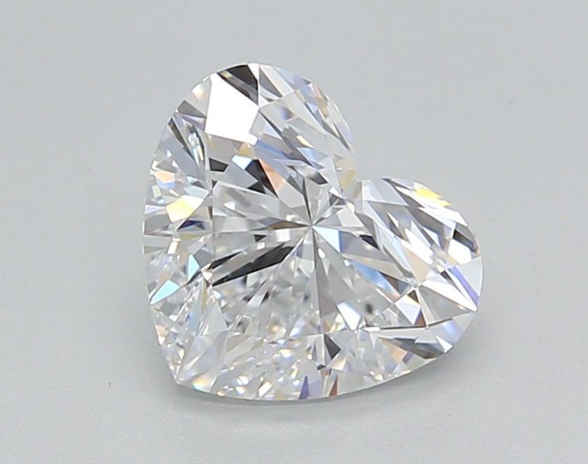 IGI Certified 1.50 CT Heart Cut Lab-Grown Diamond, VVS1, D Color