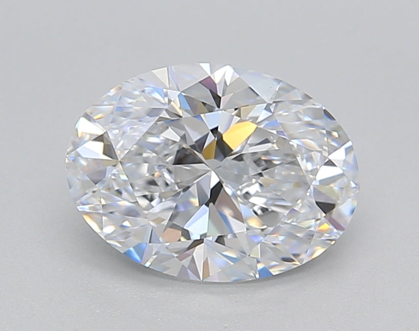 IGI Certified 1.50 CT Oval Cut Lab-Grown Diamond: D Color, VVS2 Clarity