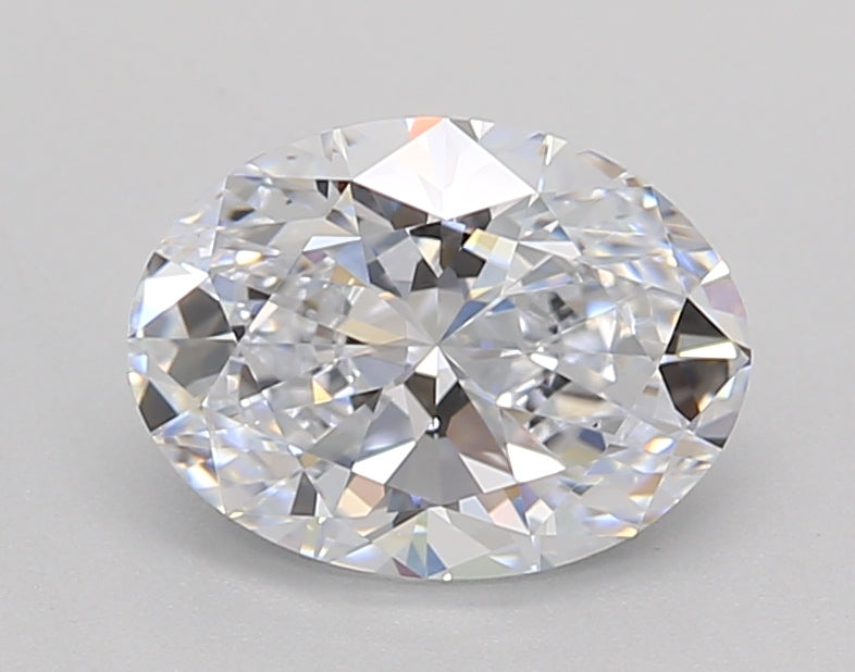 IGI Certified 1.50 CT Oval Cut Lab-Grown Diamond, D Color, VS1 Clarity
