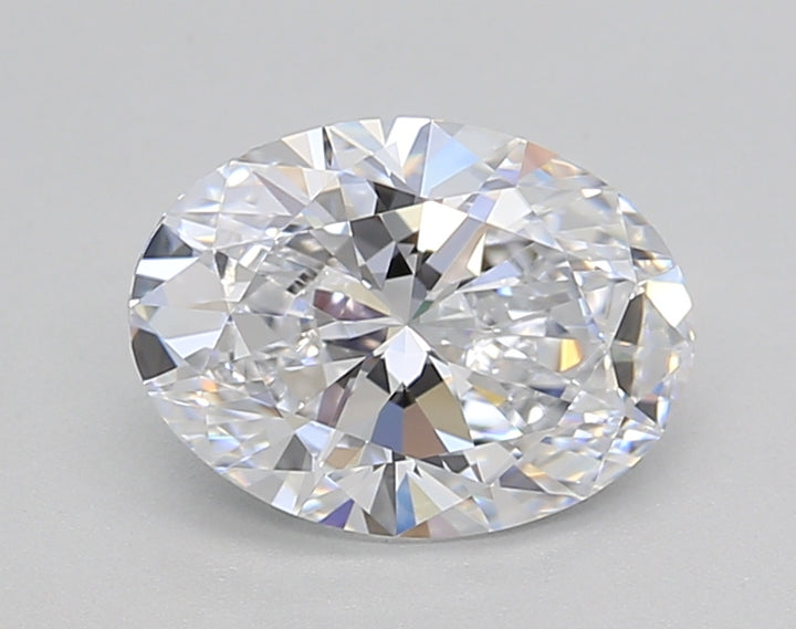 IGI Certified 1.50 CT Oval HPHT Lab-Grown Diamond: D Color, VVS2 Clarity