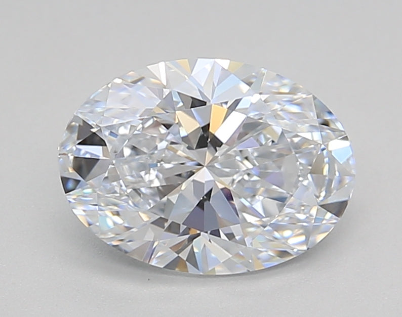 IGI Certified 1.50 CT Oval HPHT Lab-Grown Diamond: E Color, VVS2 Clarity