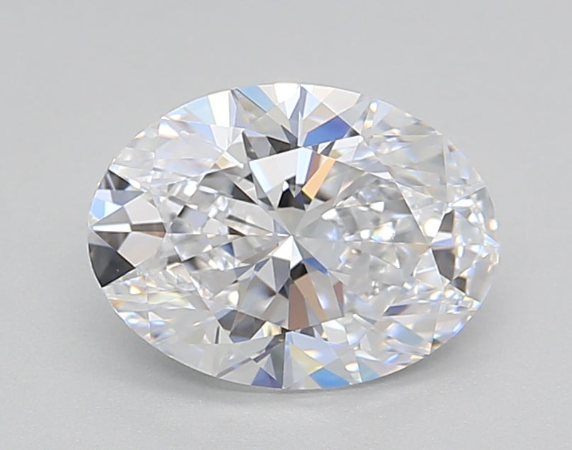 IGI Certified 1.50 CT Oval Lab-Grown Diamond - D Color, VS1 Clarity