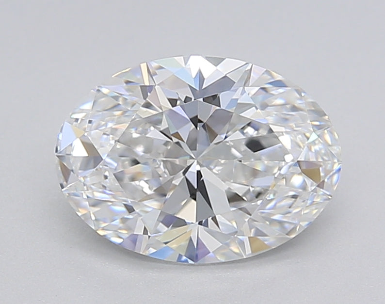 IGI Certified 1.50 CT Oval Lab-Grown Diamond: D Color, VS1 Clarity
