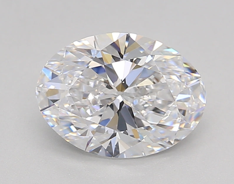 IGI Certified 1.50 CT Oval Lab-Grown Diamond: D Color, VVS1 Clarity