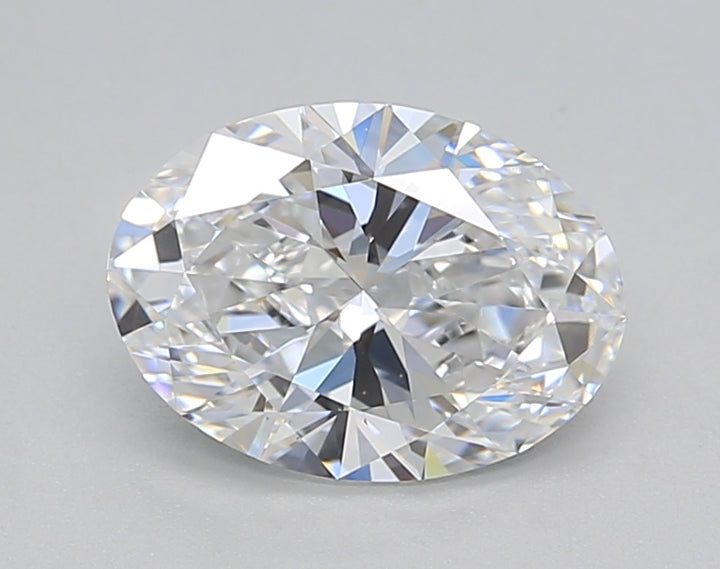 IGI Certified 1.50 CT Oval Lab-Grown Diamond: D Color, VVS2 Clarity