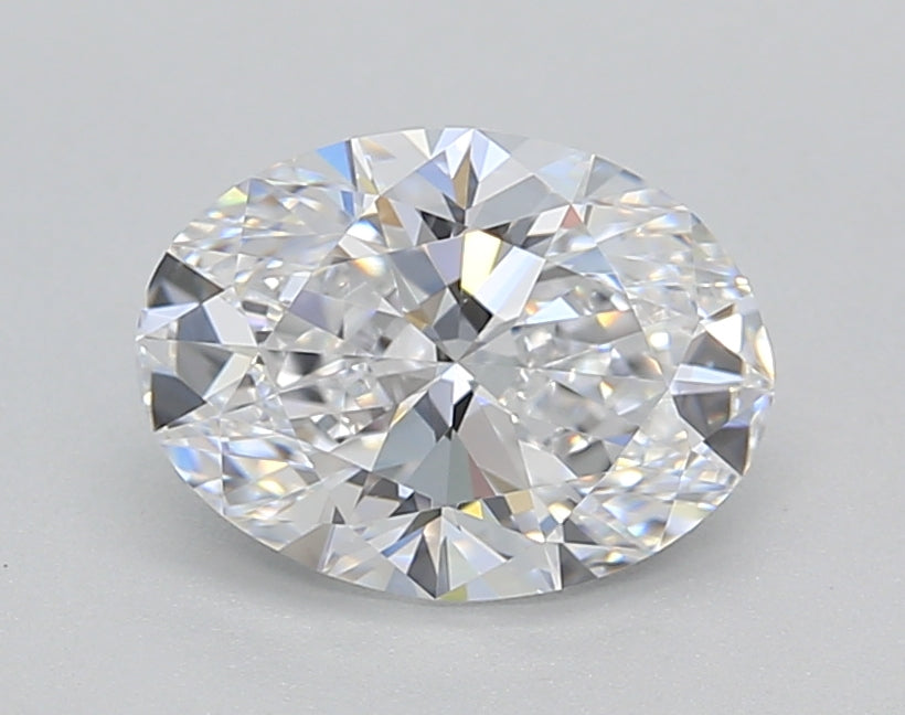 IGI Certified 1.50 CT Oval Lab-Grown Diamond: D Color, VVS2 Clarity