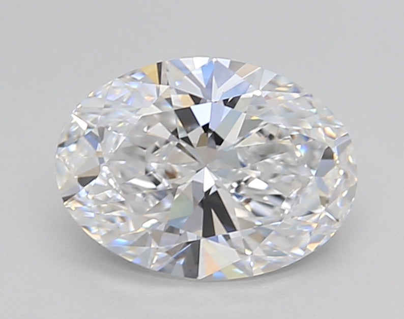 IGI Certified 1.50 CT Oval Lab-Grown Diamond: D Color, VVS2 Clarity