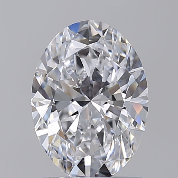 IGI Certified 1.50 CT Oval Lab-Grown Diamond: D Color, VVS2 Clarity