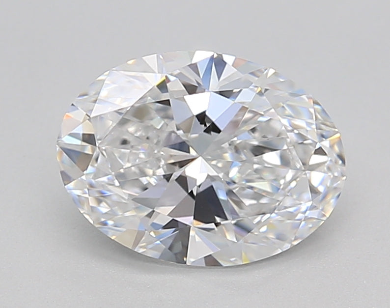 IGI Certified 1.50 CT Oval Lab-Grown Diamond: D Color, VVS2 Clarity