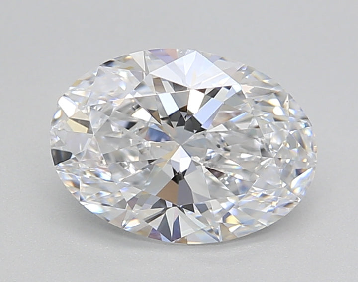 IGI Certified 1.50 CT Oval Lab-Grown Diamond: D Color, VVS2 Clarity