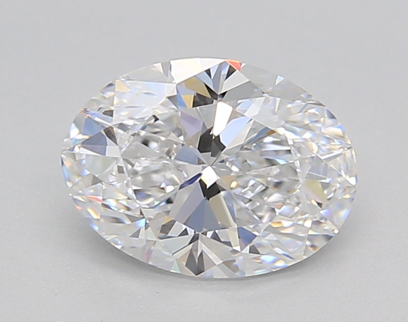 IGI Certified 1.50 CT Oval Lab-Grown Diamond, D Color, Internally Flawless Clarity