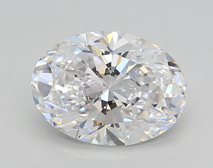 IGI Certified 1.50 CT Oval Lab-Grown Diamond, D Color, Internally Flawless Clarity