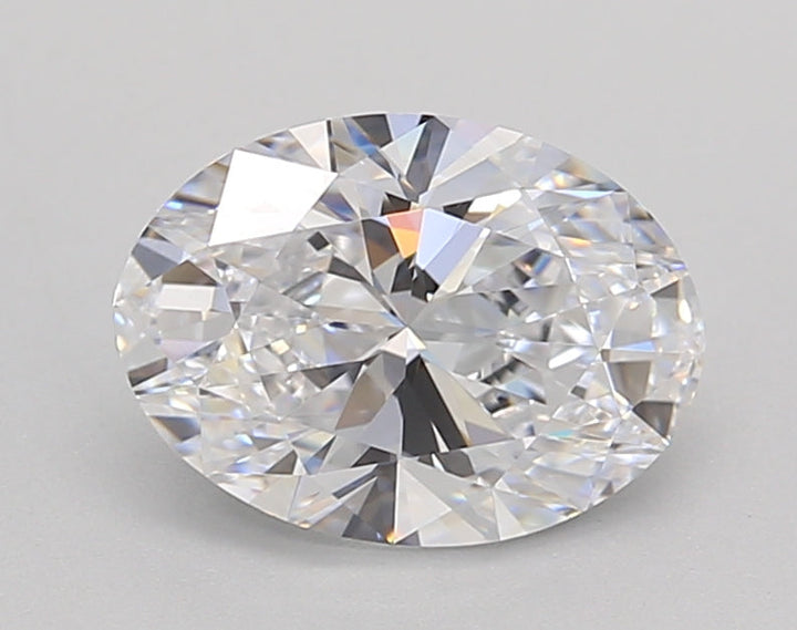 IGI Certified 1.50 CT Oval Lab-Grown Diamond, D Color, Internally Flawless Clarity