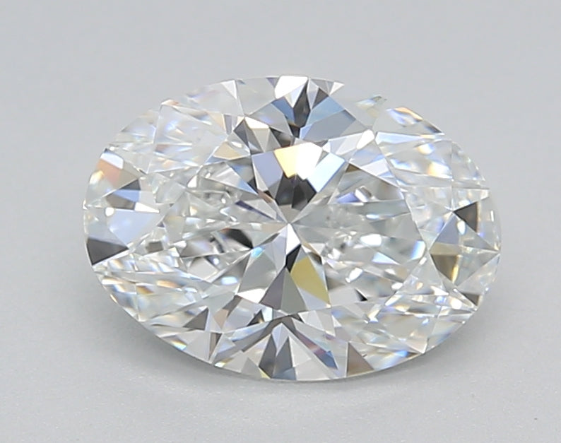IGI Certified 1.50 CT Oval Lab-Grown Diamond, E Color, VS1 Clarity