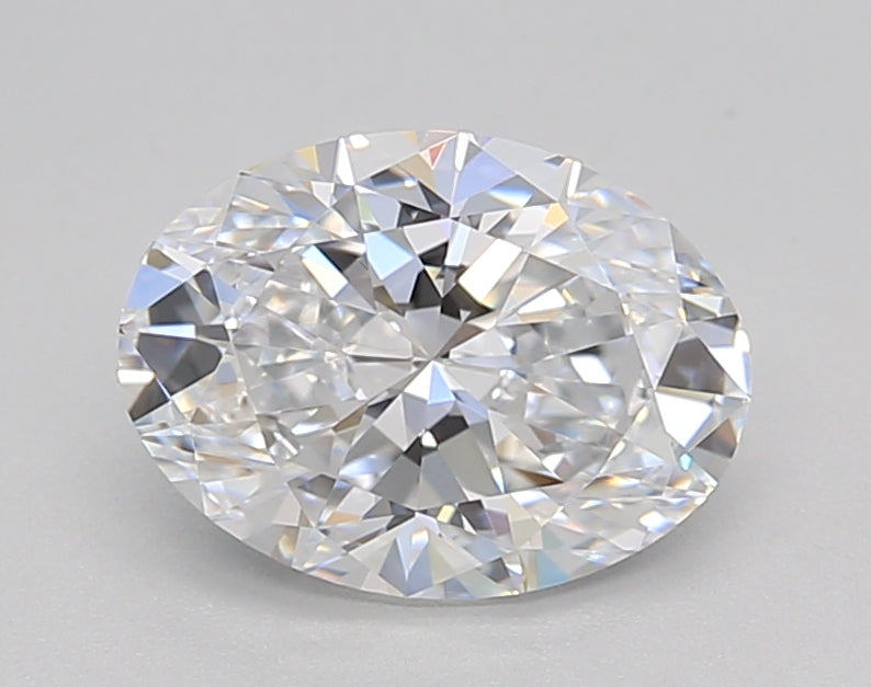 IGI Certified 1.50 CT Oval Lab-Grown Diamond, E Color, VS1 Clarity