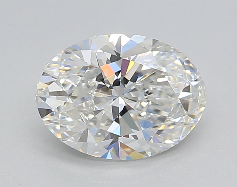 IGI Certified 1.50 CT Oval Lab-Grown Diamond, F Color, VS1 Clarity