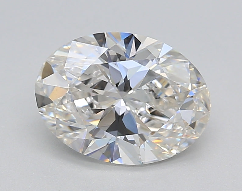 IGI Certified 1.50 CT Oval Lab-Grown Diamond, F Color, VS1 Clarity