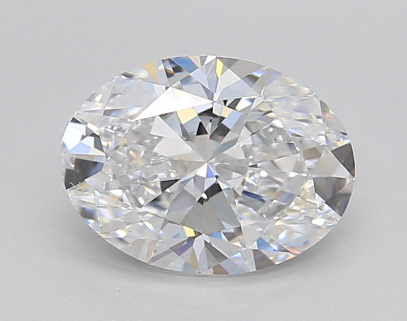 IGI Certified 1.50 CT Oval Lab Grown Diamond - D Color, VS1 Clarity