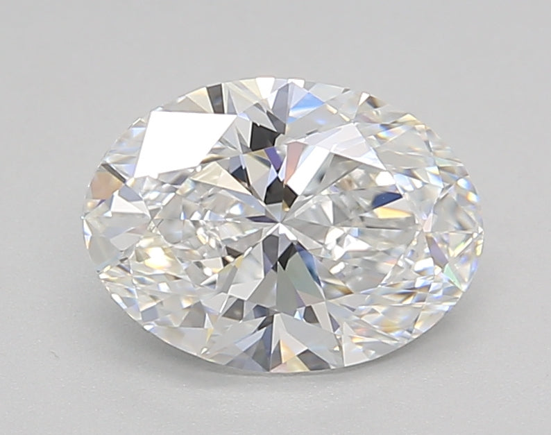 IGI Certified 1.50 CT Oval Lab Grown Diamond - D Color, VS2 Clarity
