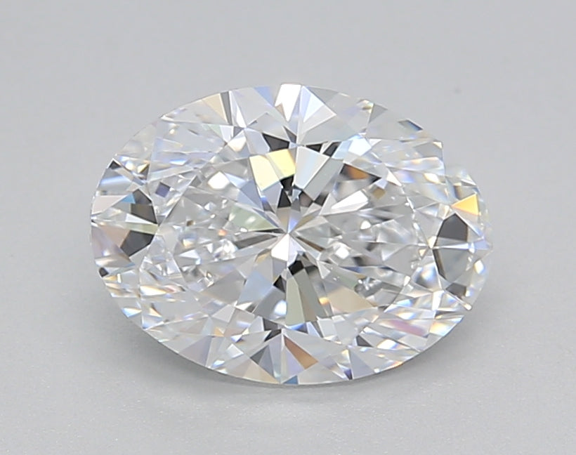 IGI Certified 1.50 CT Oval Lab Grown Diamond - D Color, VS2 Clarity