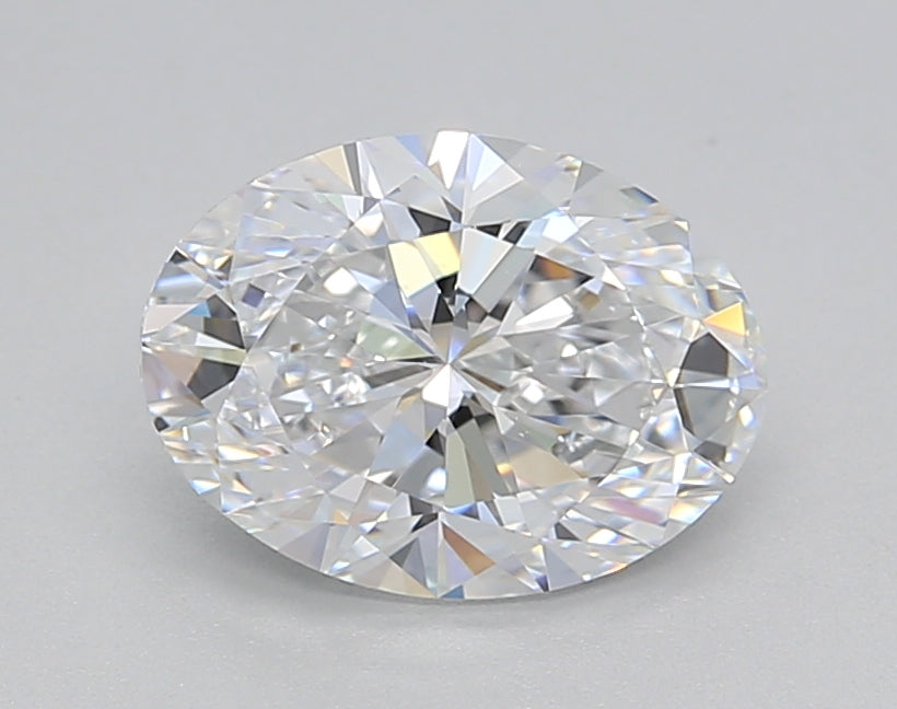 IGI Certified 1.50 CT Oval Lab Grown Diamond - D Color, VS2 Clarity