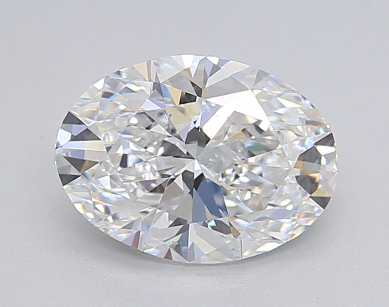 IGI Certified 1.50 CT Oval Lab Grown Diamond - D Color, VS2 Clarity