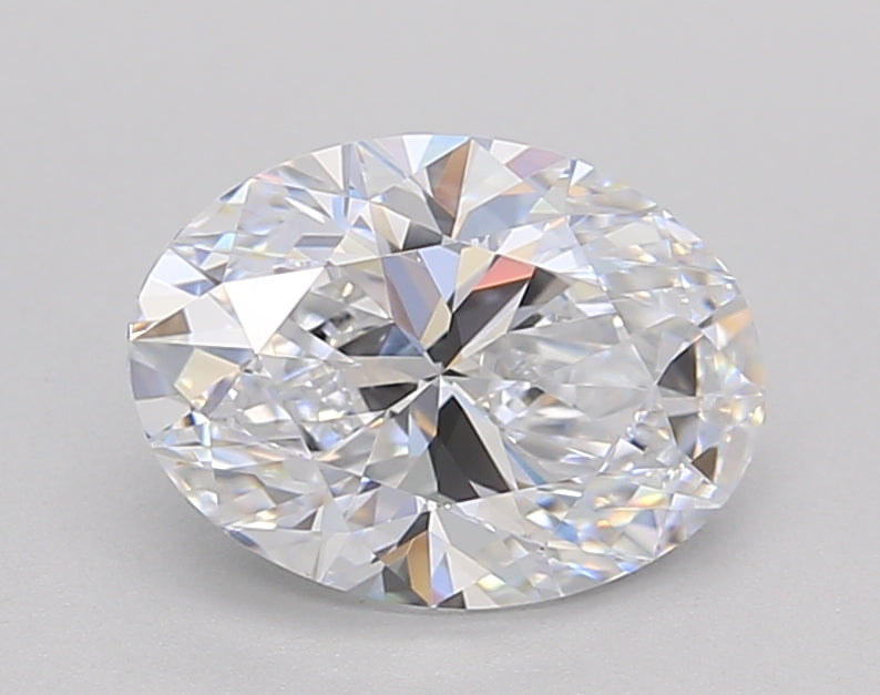 IGI Certified 1.50 CT Oval Lab Grown Diamond - D Color, VVS1 Clarity
