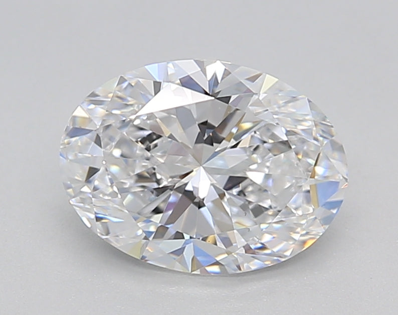 IGI Certified 1.50 CT Oval Lab Grown Diamond - D Color, VS1 Clarity