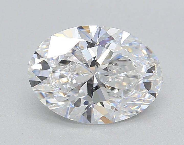 IGI Certified 1.50 CT Oval Lab Grown Diamond: D Color, VVS2 Clarity
