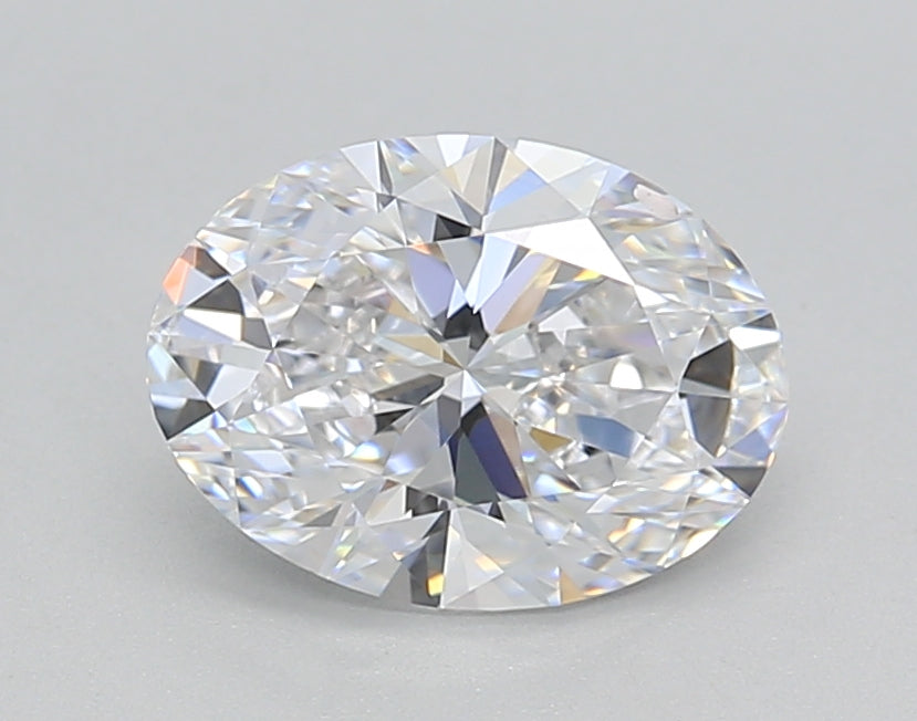 IGI Certified 1.50 CT Oval Lab Grown Diamond: D Color, VVS2 Clarity