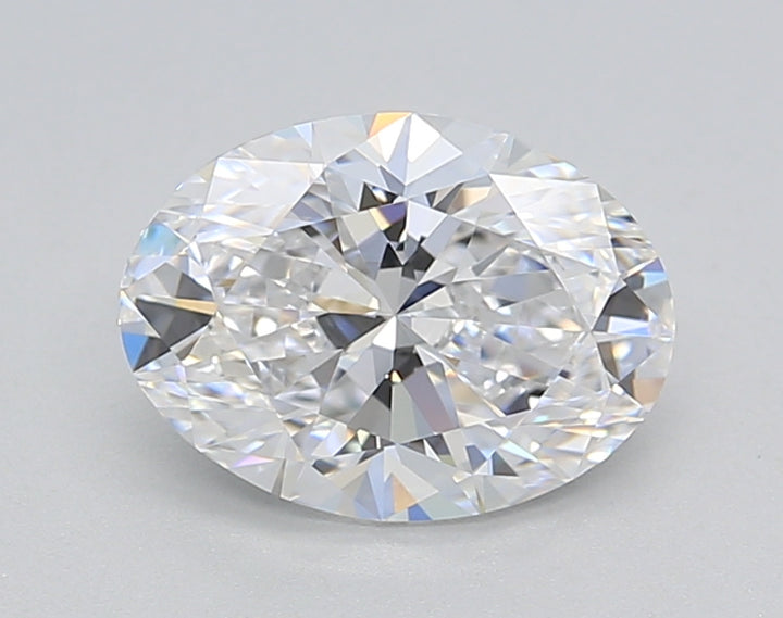 IGI Certified 1.50 CT Oval Lab Grown Diamond: D Color, VVS2 Clarity