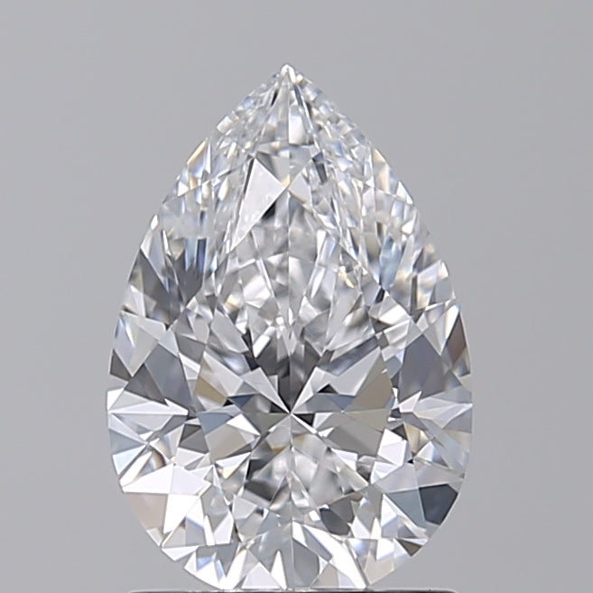 IGI Certified 1.51 CT Pear Cut Lab Grown Diamond VVS2 D Color