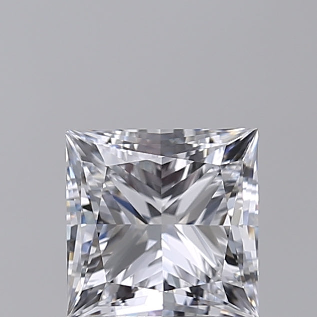 IGI Certified 1.51 CT Princess Cut Lab Grown Diamond, D Color, IF Clarit