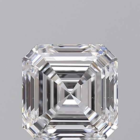 IGI Certified 1.51 CT Square Emerald Cut Lab Grown Diamond, D Color, VS1 Clarity