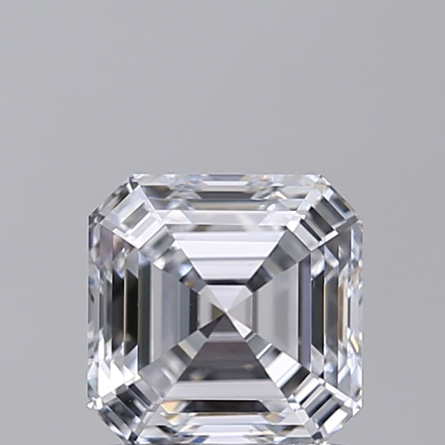 IGI Certified 1.51 CT Square Emerald Cut Lab Grown Diamond, D Color, VS2 Clarity