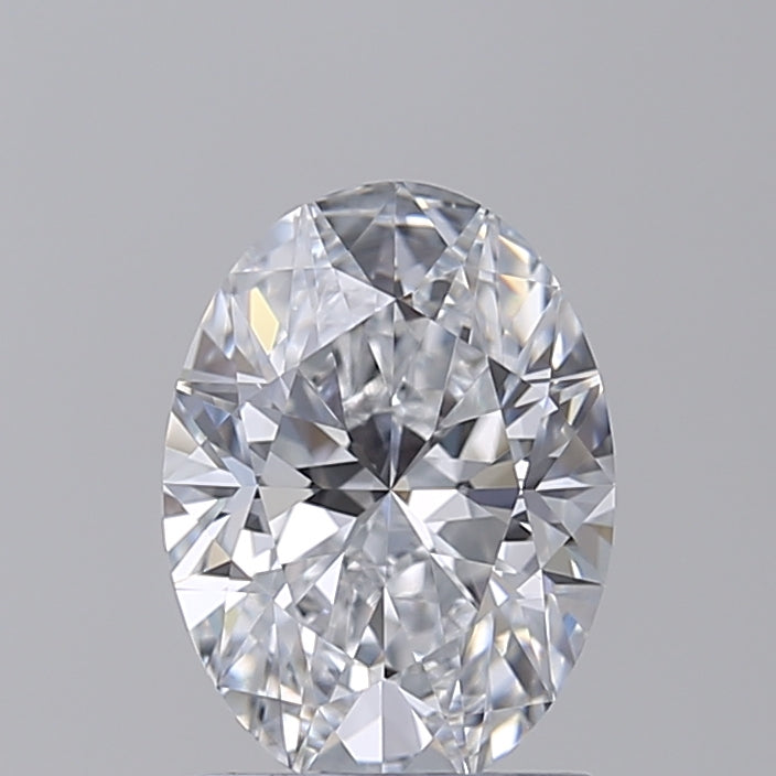 IGI Certified 1.52 CT Oval HPHT Lab Grown Diamond, D Color, VS1 Clarity