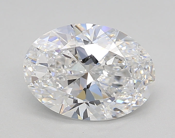 IGI Certified 1.52 CT Oval HPHT Lab Grown Diamond, D Color, VS1 Clarity