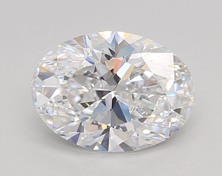 IGI Certified 1.52 CT Oval HPHT Lab Grown Diamond, D Color, VS1 Clarity